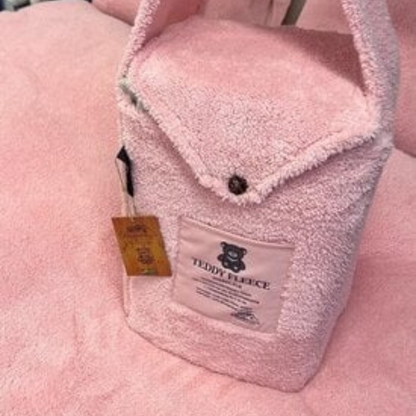 Dekbedovertrek Teddy™ Fleece Fluffy Nude pink