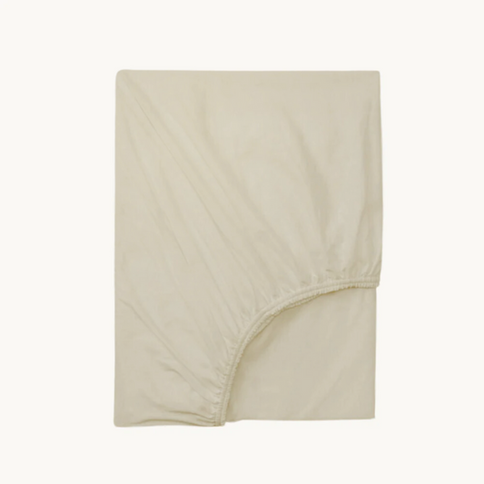 Matras Hoeslaken Luxe Dubbel Jersey  Pearl White