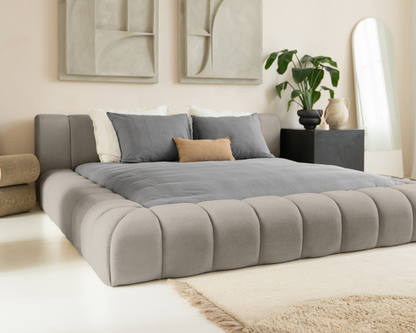 Adore Capuccino Deluxe bed - Modern laag zweefbed - Nº16- Desert Taupe