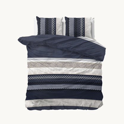 Kwaliteits Beddengoed: Elisabeth Navy Dekbed Set