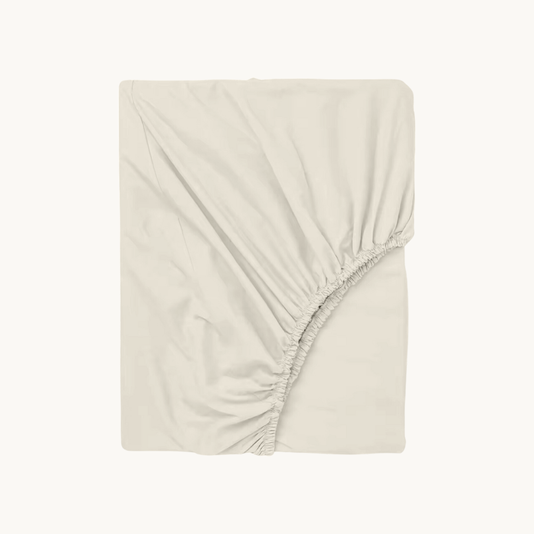 Matras Hoeslaken Jersey Premium Pearl White