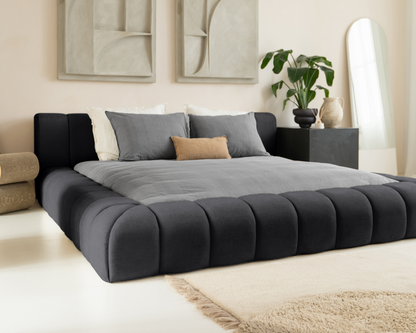 Adore Deluxe bed - Modern laag zweefbed - Nº18- Charcoal Gray