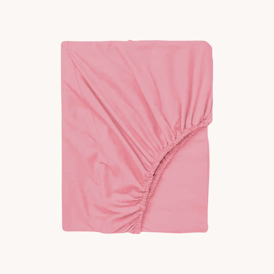 Matras Hoeslaken Jersey Premium Powder Pink