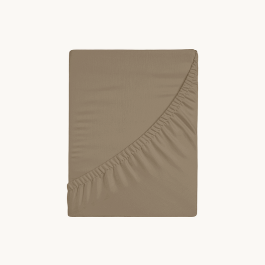 Matras Hoeslaken Premium Katoen Tan Taupe