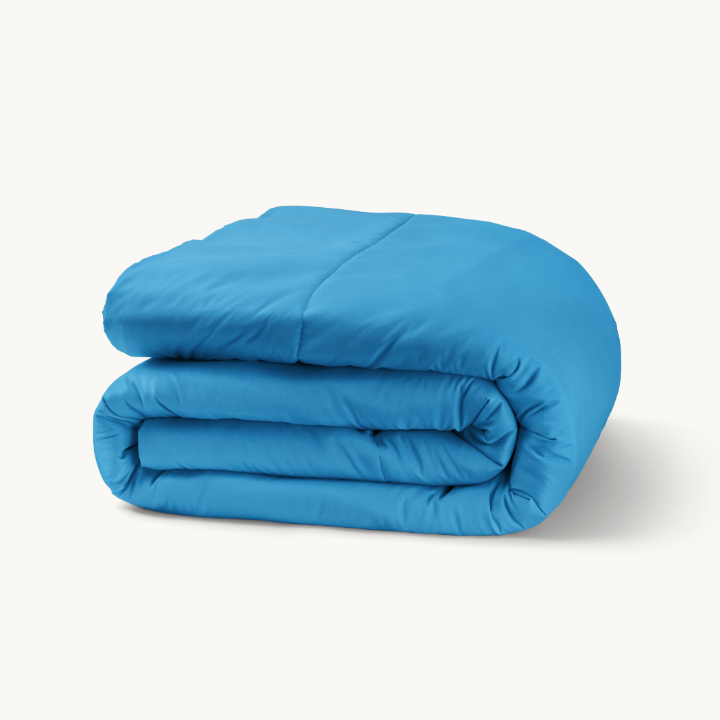 Bed in a bag 2-in-1 Mat Satijn™ Blauw