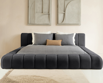 Adore Deluxe bed - Modern laag zweefbed - Nº18- Charcoal Gray