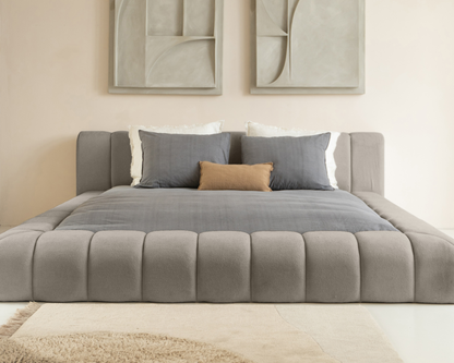 Adore Capuccino Deluxe bed - Modern laag zweefbed - Nº16- Desert Taupe