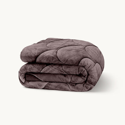 Dekbed Zonder Overtrek Velvet™ Taupe / Brown