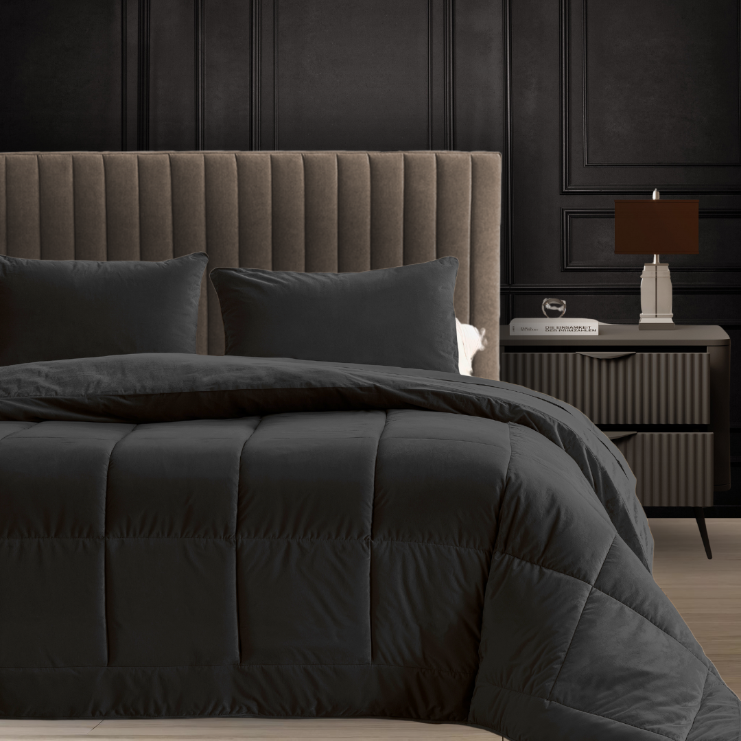 Dekbed Zonder Overtrek Velvet Black