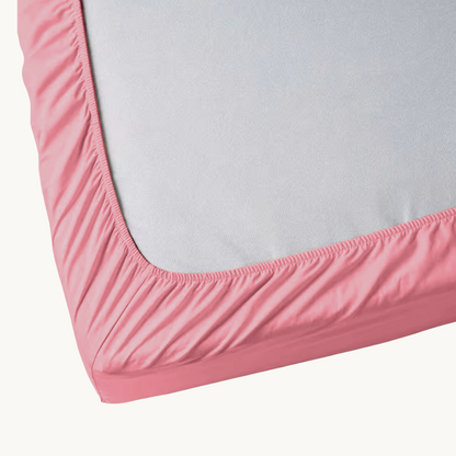 Matras Hoeslaken Jersey Premium Powder Pink