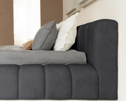 Adore Deluxe bed - Modern laag zweefbed - Nº18- Charcoal Gray