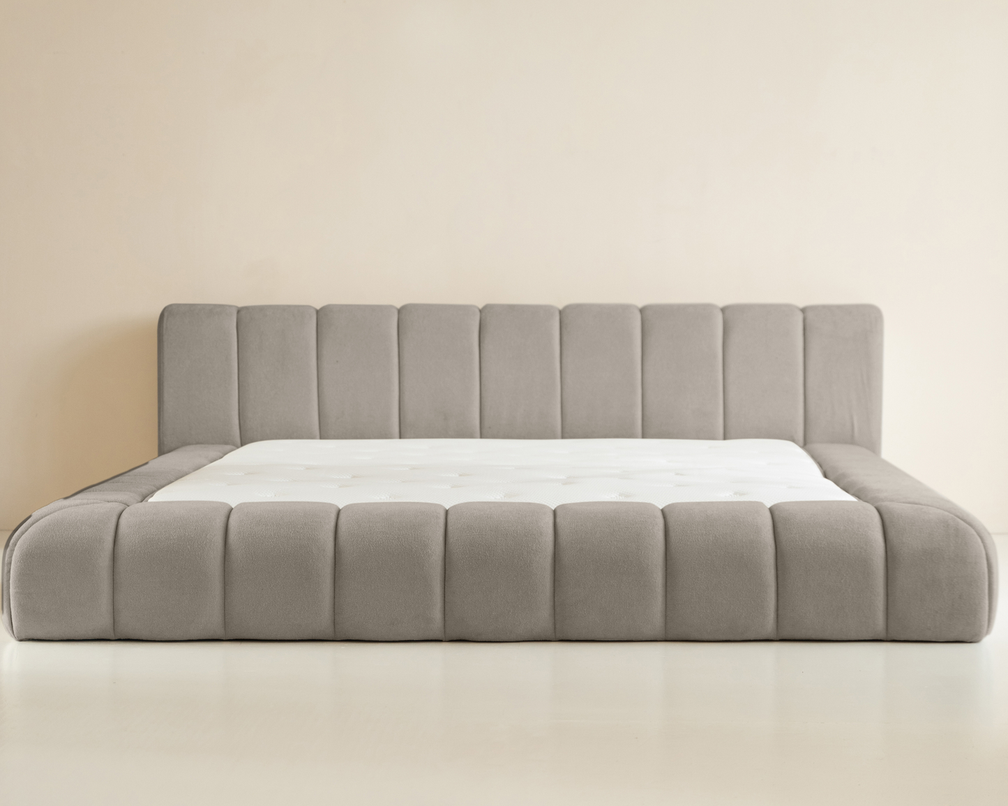 Adore Capuccino Deluxe bed - Modern laag zweefbed - Nº16- Desert Taupe