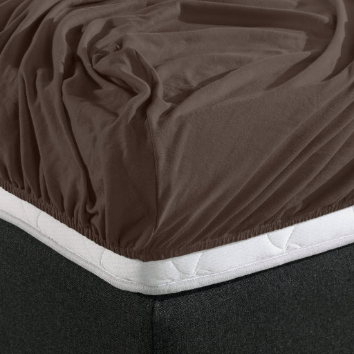 Matras Hoeslaken Jersey Deep Taupe