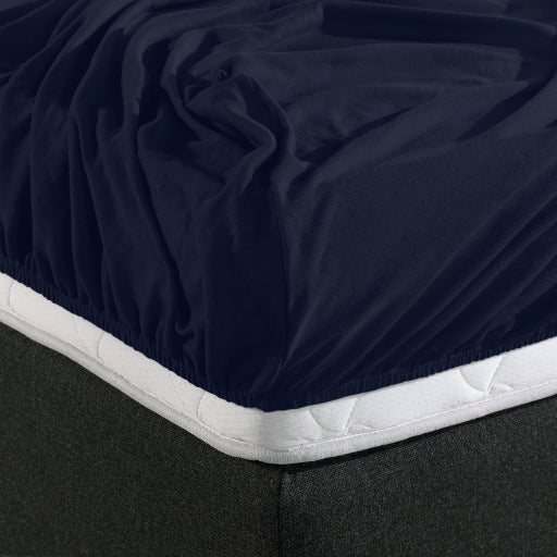 Matras Hoeslaken Jersey Indigo