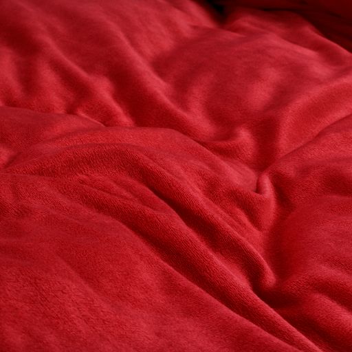 Dekbedovertrek set - Fluweel/Velvet Lava Red