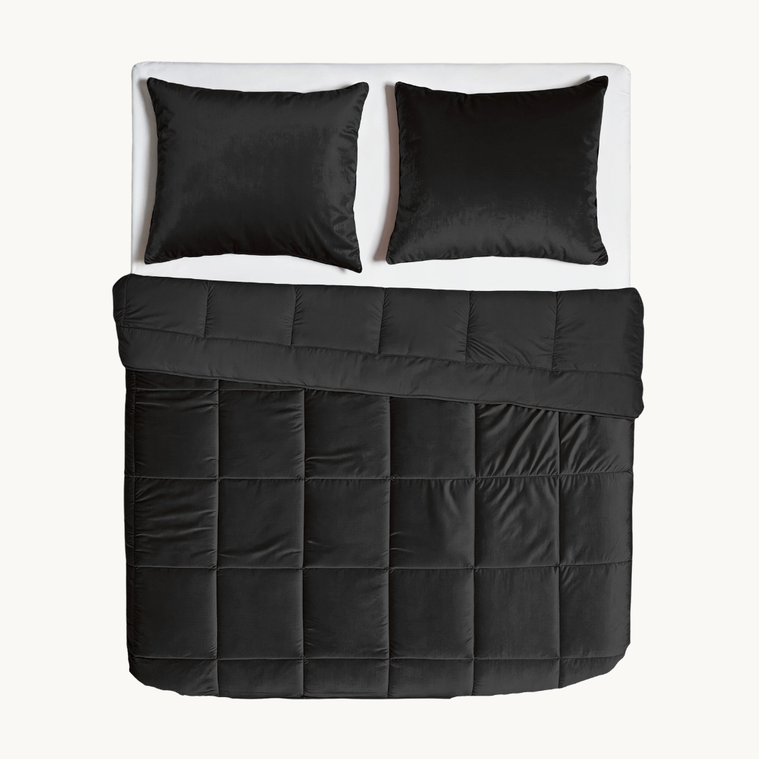 Dekbed Zonder Overtrek Velvet Black