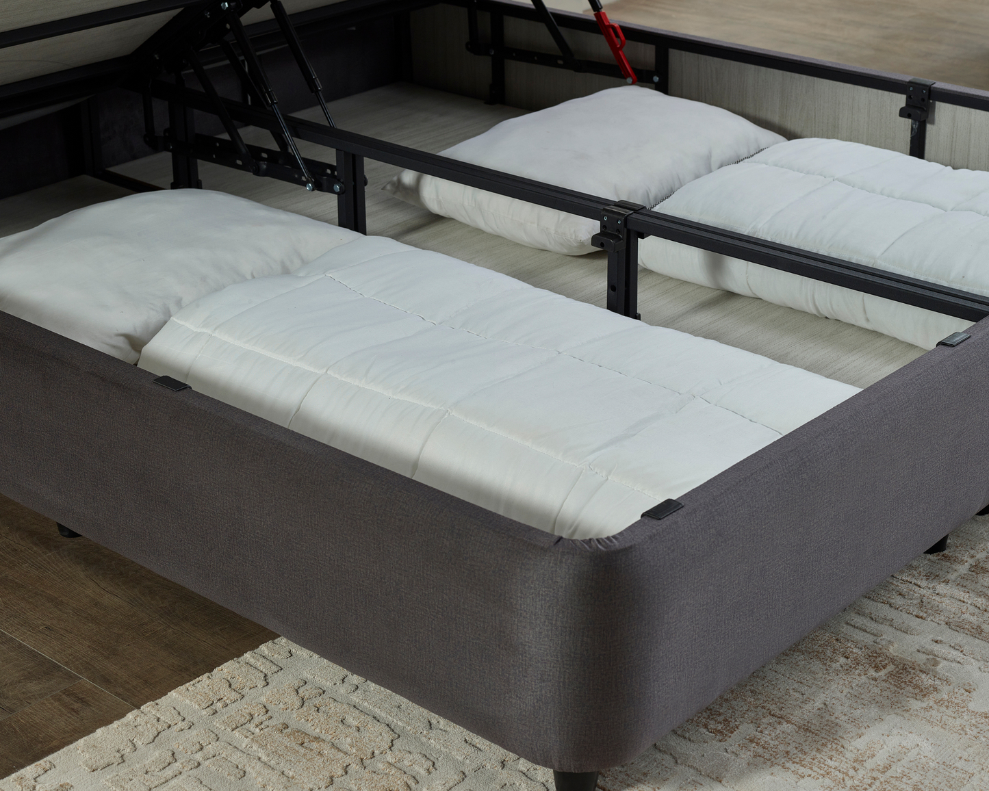 Volledige Set Boxspring en Matras DesertDream Antraciet