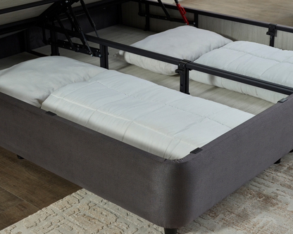 Volledige Set Boxspring en Matras DesertDream Antraciet