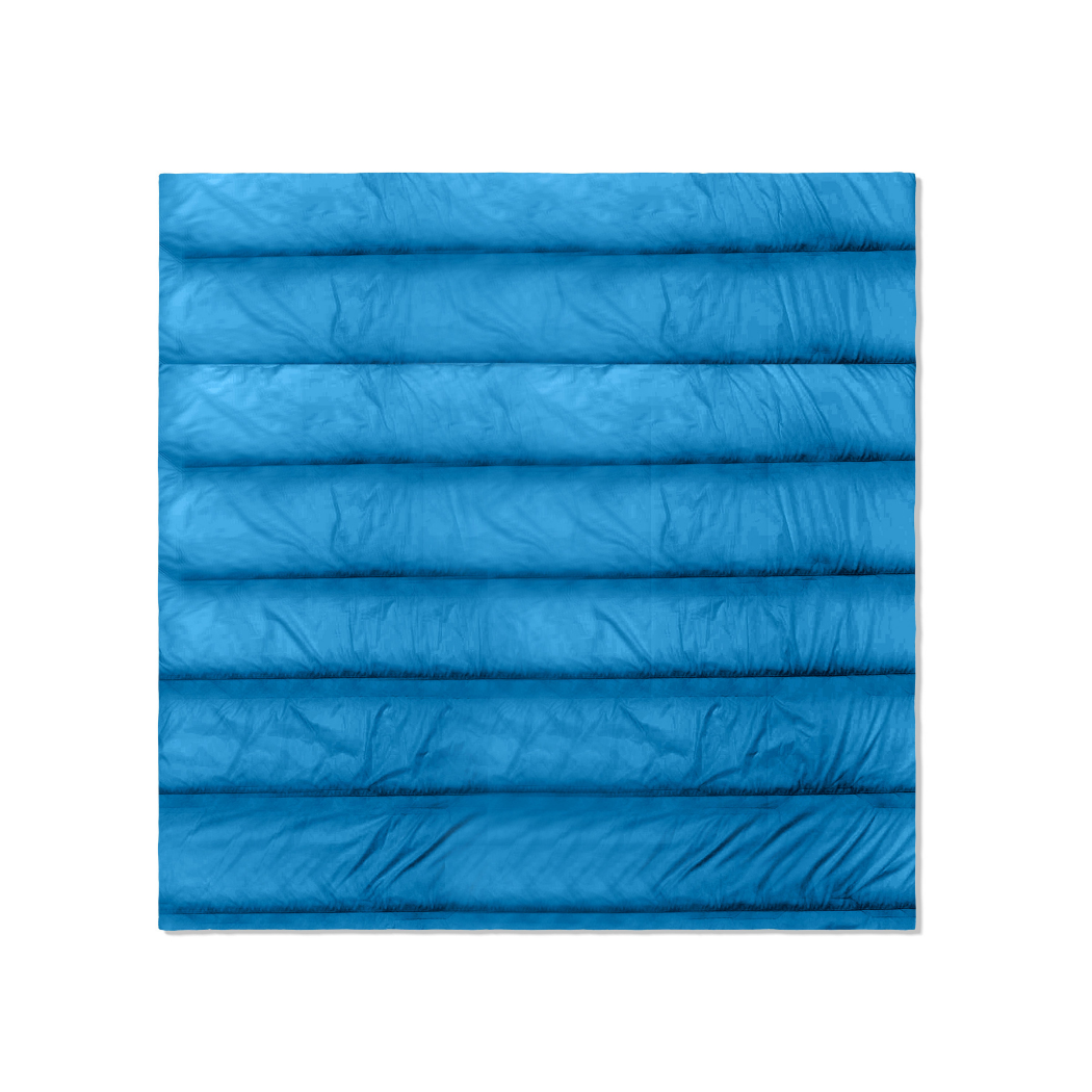 Bed in a bag 2-in-1 Mat Satijn™ Blauw/Zwart