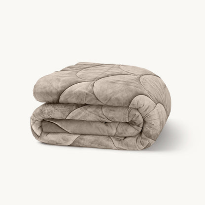 Dekbed Zonder Overtrek Velvet™ Taupe / Grey