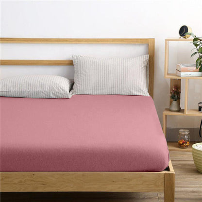 Matras Hoeslaken Jersey Premium Powder Pink