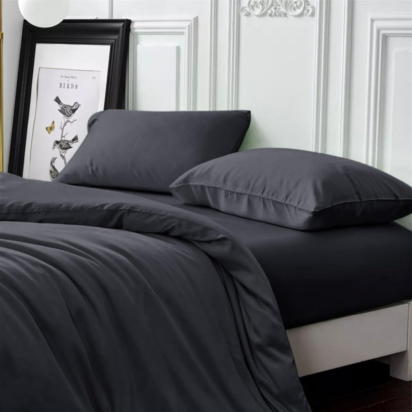 Bamboe Hoeslaken Matras Charcoal Grey - Y-NOT | be different