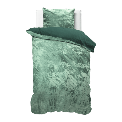 Dekbedovertrek set - Velvet Chenille Jade green - Y-NOT | be different