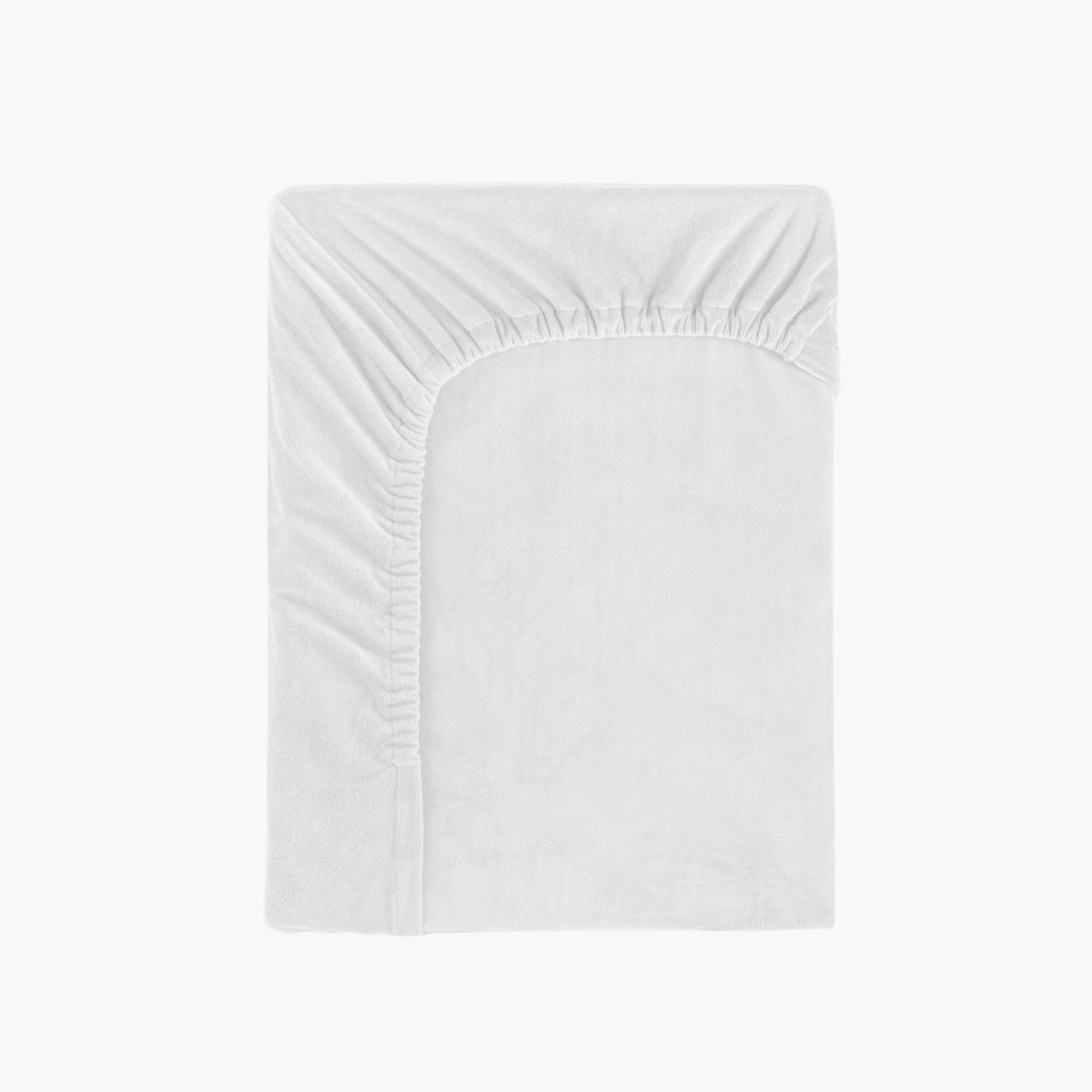 Matras Hoeslaken - Velvet Pure White