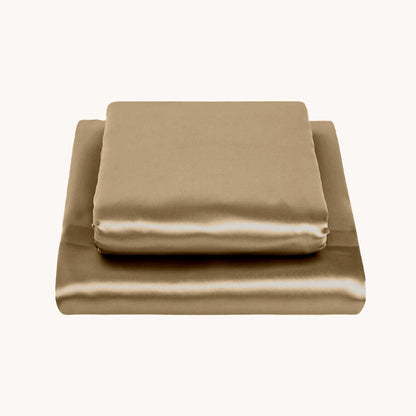 Kussenslopen Satijn Tranquil Taupe 60x70 cm (2-pack)