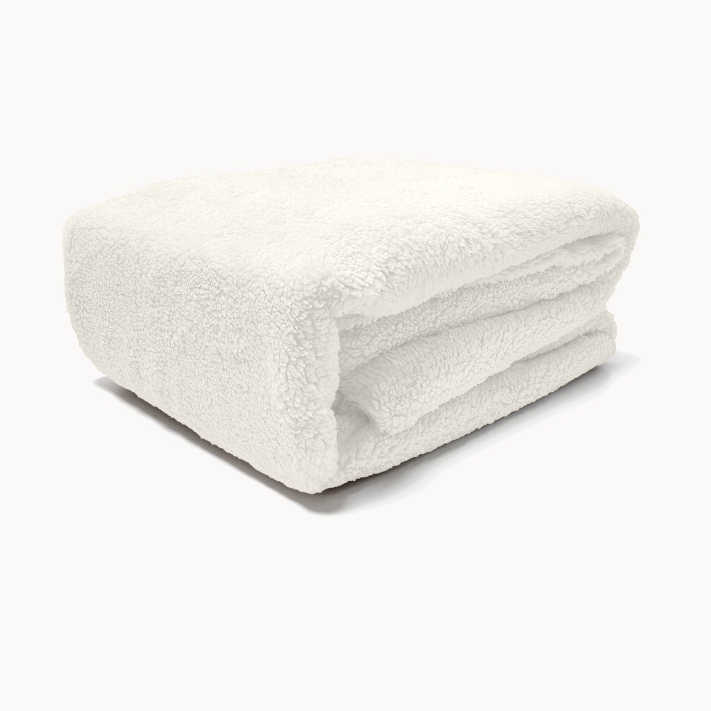 Matras Hoeslaken Teddy - Sleep on clouds White